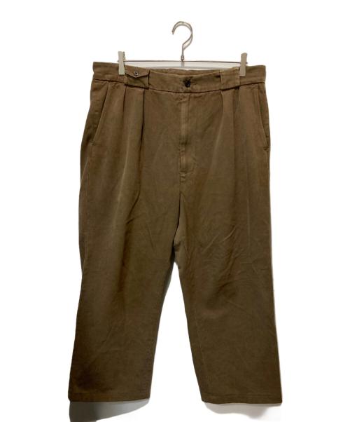 Unlikely（アンライクリー）Unlikely (アンライクリー) Guide 2P Trousers Twill ブラウン サイズ:XLの古着・服飾アイテム