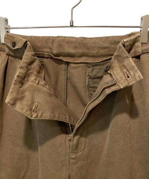 Unlikely（アンライクリー）Unlikely (アンライクリー) Guide 2P Trousers Twill ブラウン サイズ:XLの古着・服飾アイテム