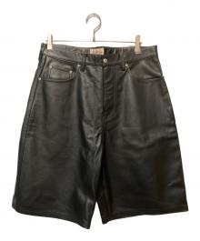 stussy（ステューシー）の古着「BIG OL' SHORT LEATHER」｜ブラック