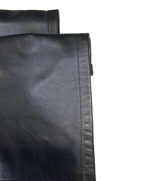 stussy（ステューシー）stussy (ステューシー) BIG OL' SHORT LEATHER ブラック サイズ:32の古着・服飾アイテム