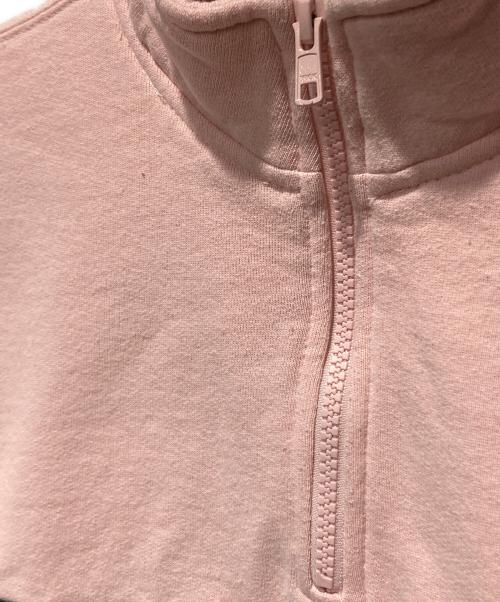 SUPREME（シュプリーム）SUPREME (シュプリーム) Shop Flag Half Zip Pullover (London)　ショップフラッグハーフジッププルオーバー　ロンドン ピンク サイズ:Mの古着・服飾アイテム