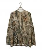 SUPREMEシュプリーム）の古着「Small Box L/S Tee Realtree / スモールボックス ロングスリーブ リアルツリー」｜ブラウン