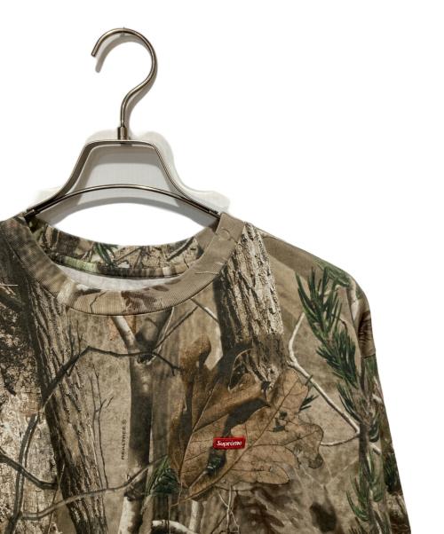 SUPREME（シュプリーム）Supreme (シュプリーム) Small Box L/S Tee Realtree / スモールボックス ロングスリーブ リアルツリー ブラウン サイズ:Lの古着・服飾アイテム