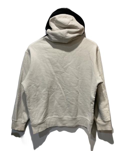 SUPREME（シュプリーム）Supreme (シュプリーム) 21AW S Logo Split Hooded Sweatshirt ブラック×ホワイト サイズ:Mの古着・服飾アイテム