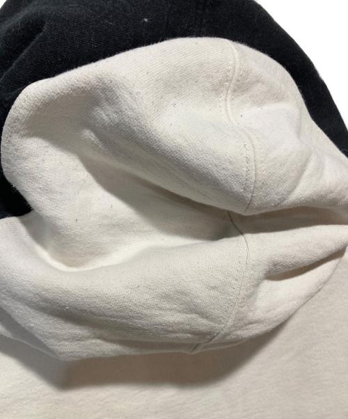 SUPREME（シュプリーム）Supreme (シュプリーム) 21AW S Logo Split Hooded Sweatshirt ブラック×ホワイト サイズ:Mの古着・服飾アイテム