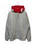 SUPREME（シュプリーム）の古着「Contrast Hooded Sweatshirt」｜グレー×レッド