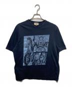 HERMESエルメス）の古着「MEGA CHARIOT 3D Tシャツ」｜ネイビー