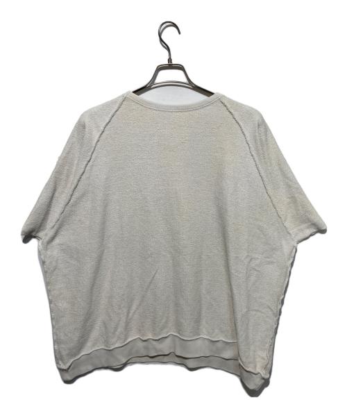 Maison Margiela（メゾンマルジェラ）Maison Margiela (メゾンマルジェラ) インサイドアウトラグランスウェット アイボリー サイズ:Mの古着・服飾アイテム