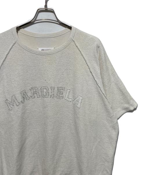 Maison Margiela（メゾンマルジェラ）Maison Margiela (メゾンマルジェラ) インサイドアウトラグランスウェット アイボリー サイズ:Mの古着・服飾アイテム