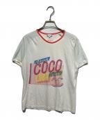 CHANELシャネル）の古着「リンガーTシャツ」｜ホワイト