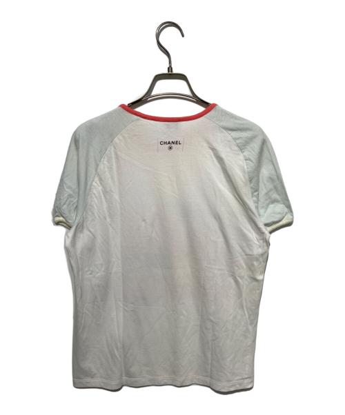 CHANEL（シャネル）CHANEL (シャネル) リンガーTシャツ ホワイト サイズ:Mの古着・服飾アイテム