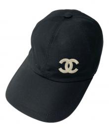 CHANEL（シャネル）の古着「ココマーク ベースボールキャップ」｜ブラック