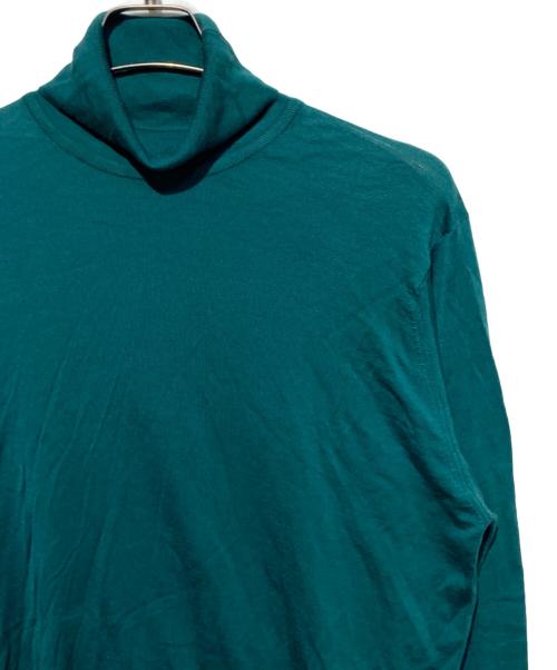 JOHN SMEDLEY（ジョンスメドレー）JOHN SMEDLEY (ジョンスメドレー) ウールタートルネックニット グリーン サイズ:Lの古着・服飾アイテム