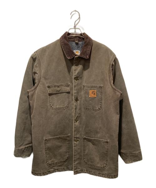 CarHartt（カーハート）CarHartt (カーハート) ブランケット付きチョアコート ブラウン サイズ:Mの古着・服飾アイテム