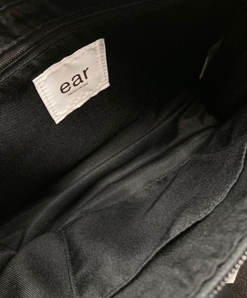 ear PAPILLONNER（イアパピヨネ）ear PAPILLONNER (イアパピヨネ) レザーワイドテープショルダーバッグ ブラックの古着・服飾アイテム