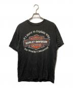 HARLEY-DAVIDSONハーレーダビッドソン）の古着「90’s ヴィンテージTシャツ」｜ブラック