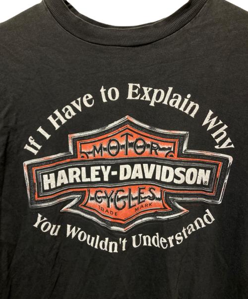 HARLEY-DAVIDSON（ハーレーダビッドソン）HARLEY-DAVIDSON (ハーレーダビッドソン) 90’s ヴィンテージTシャツ ブラック サイズ:Lの古着・服飾アイテム