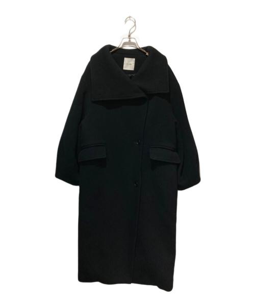 CLANE（クラネ）CLANE (クラネ) UP NECK OVER DOUBLE COAT ネイビー サイズ:2の古着・服飾アイテム
