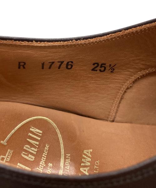 SCOTCH GRAIN（スコッチグレイン）SCOTCH GRAIN (スコッチグレイン) ストレートチップシューズ ブラウン サイズ:25.5cmの古着・服飾アイテム