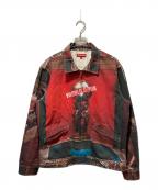 SUPREMEシュプリーム）の古着「17FW Scarface The World Is Yours Denim Jacket」｜レッド