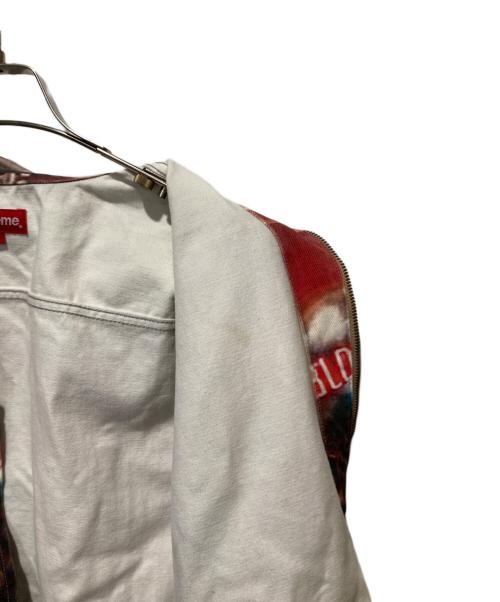 SUPREME（シュプリーム）Supreme (シュプリーム) 17FW Scarface The World Is Yours Denim Jacket レッド サイズ:Lの古着・服飾アイテム
