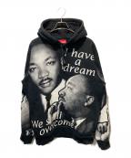 SUPREMEシュプリーム）の古着「MLK Hooded Sweatshirt」｜ブラック