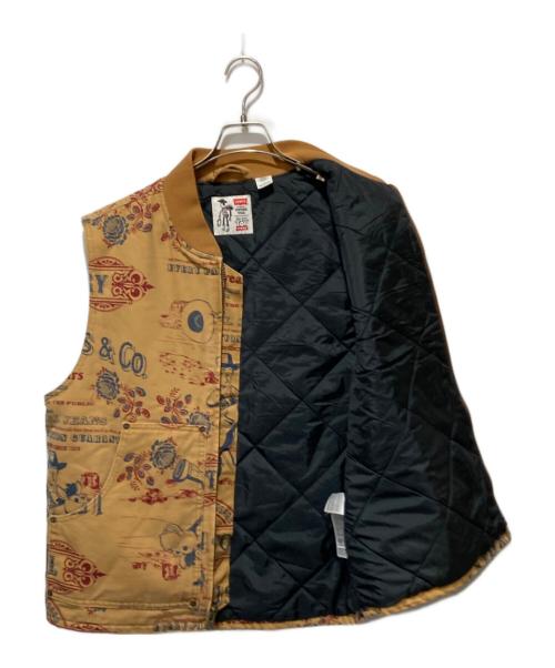 LEVI'S（リーバイス）LEVI'S (リーバイス) TOY STORY (トイストーリー) AOP Vest / オールオーバープリントベスト ベージュ サイズ:Mの古着・服飾アイテム