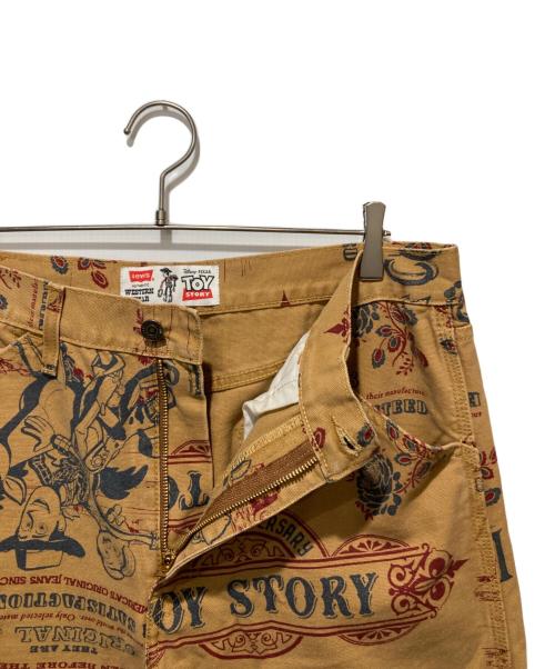 LEVI'S（リーバイス）LEVI'S (リーバイス) TOY STORY (トイストーリー) CARPENTER JEAN / カーペンター ジーンズ ベージュ サイズ:W34の古着・服飾アイテム