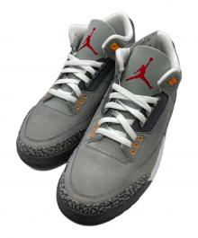 NIKE（ナイキ）の古着「AIR JORDAN 3 RETRO」｜グレー