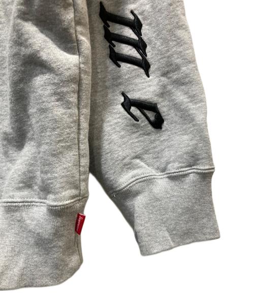 SUPREME（シュプリーム）Supreme (シュプリーム) 21AW Raised Embroidery Hooded Sweatshirt グレー サイズ:Lの古着・服飾アイテム