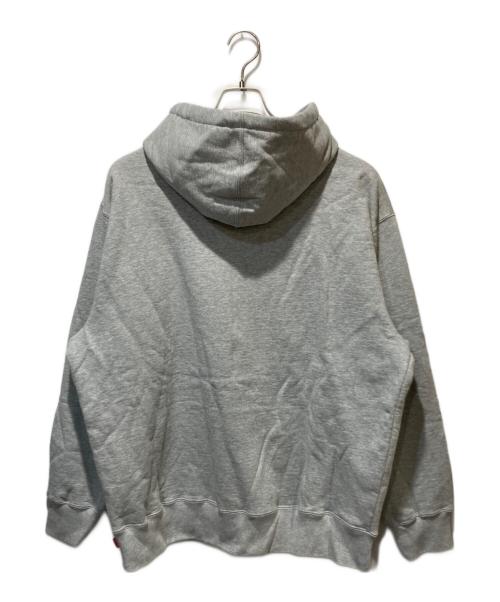 SUPREME（シュプリーム）Supreme (シュプリーム) 21AW Raised Embroidery Hooded Sweatshirt グレー サイズ:Lの古着・服飾アイテム