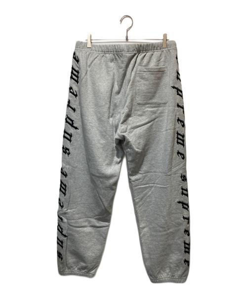 SUPREME（シュプリーム）Supreme (シュプリーム) Raised Embroidery Sweatpant グレー サイズ:Lの古着・服飾アイテム