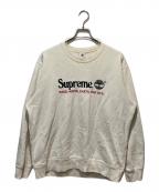 SUPREME×Timberlandシュプリーム×ティンバーランド）の古着「20SS CREW NECK SWEAT / クルーネックスウェット」｜ホワイト