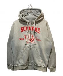 SUPREME×TRUE RELIGION（シュプリーム×トゥルー レリジョン）の古着「21AW Zip Up Hooded Sweatshirt」｜グレー