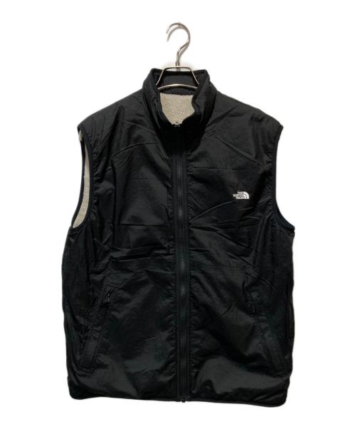 THE NORTH FACE（ザ ノース フェイス）THE NORTH FACE (ザ ノース フェイス) リバーシブルエクストリームパイルフリースベスト ベージュ×ブラック サイズ:Lの古着・服飾アイテム
