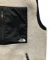中古・古着 THE NORTH FACE (ザ ノース フェイス) リバーシブルエクストリームパイルフリースベスト ベージュ×ブラック サイズ:L：14000円