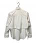 OMMO (オーエムエムオー) 2WAY TUCK LAYERED SHIRT ホワイト サイズ:FREE：16000円