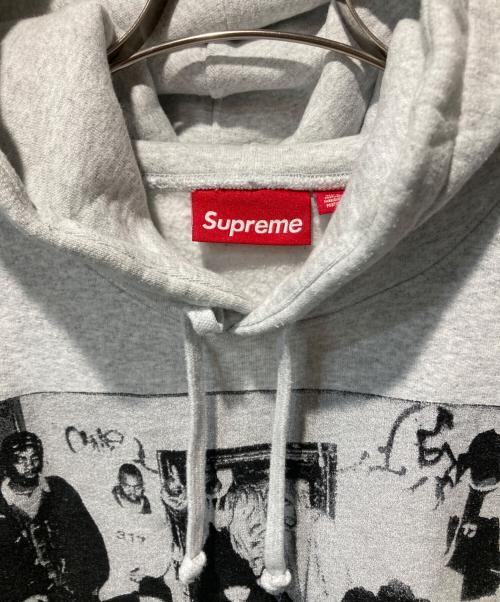 SUPREME（シュプリーム）Supreme (シュプリーム) 25FW Wu-Tang Clan Hooded Sweatshirt グレー サイズ:Mの古着・服飾アイテム