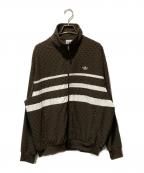 adidas Originalsアディダスオリジナル）の古着「モノグラムトラックトップ」｜ブラウン