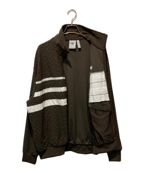 adidas Originals（アディダスオリジナル）adidas Originals (アディダスオリジナル) モノグラムトラックトップ ブラウン サイズ:2XLの古着・服飾アイテム