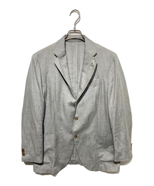 LARDINI（ラルディーニ）LARDINI (ラルディーニ) 段返り3Bテーラードジャケット グレー サイズ:52の古着・服飾アイテム