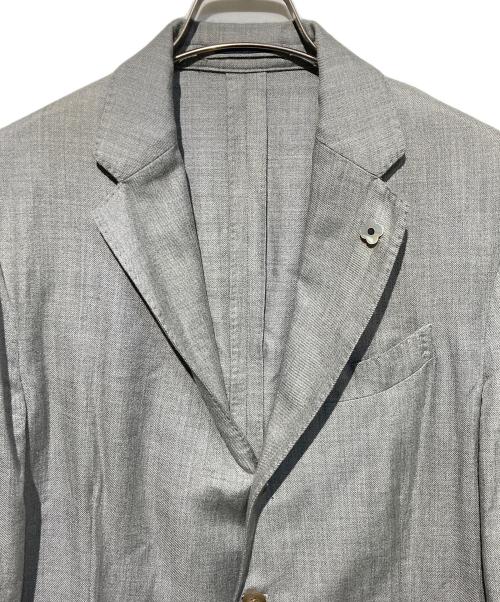 LARDINI（ラルディーニ）LARDINI (ラルディーニ) 段返り3Bテーラードジャケット グレー サイズ:52の古着・服飾アイテム