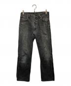 LEVI'Sリーバイス）の古着「90's 後染め501ブラックデニムパンツ」｜ブラック