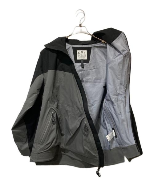 OUTDOOR GARMENT（アウトドアガーメント）OUTDOOR GARMENT (アウトドアガーメント) SLASH SHELL COEXISTマウンテンパーカー ブラック×グレー サイズ:Lの古着・服飾アイテム