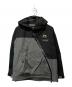 OUTDOOR GARMENT（アウトドアガーメント）の古着「SLASH SHELL COEXISTマウンテンパーカー」｜ブラック×グレー