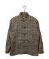SAY HELLO（セイハロー）の古着「Flannel China Shirts / フランネルチャイナシャツ」｜グレー