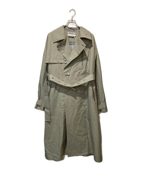 F/CE.（エフシーイー）F/CE. (エフシーイー) PERTEX WATERPROOF TECHNICAL TRENCH COAT カーキ サイズ:Lの古着・服飾アイテム