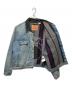 中古・古着 LEVI'S (リーバイス) stussy (ステューシー) Embossed Trucker Jacket インディゴ サイズ:L：50000円