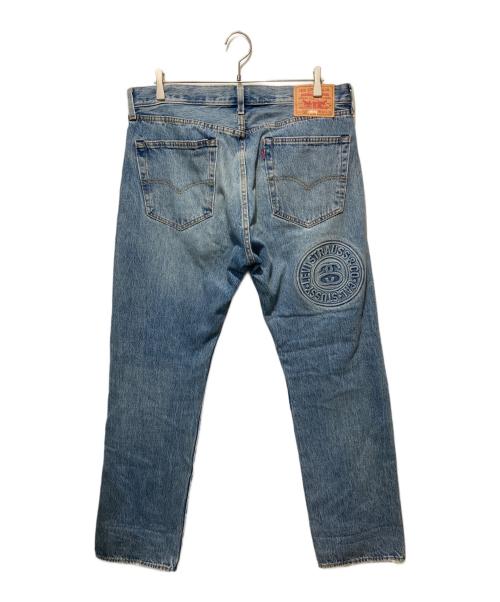 LEVI'S（リーバイス）LEVI'S (リーバイス) stussy (ステューシー) EMBOSSED 501 JEANS インディゴ サイズ:W36の古着・服飾アイテム