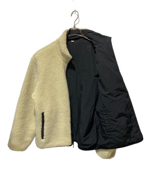stussy（ステューシー）stussy (ステューシー) REVERSIBLE 8BALL SHERPA JACKET ホワイト サイズ:Lの古着・服飾アイテム